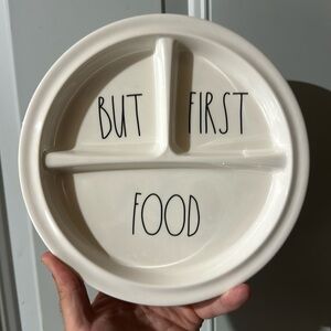 Rae Dunn Baby food dish with Fork and Spoon